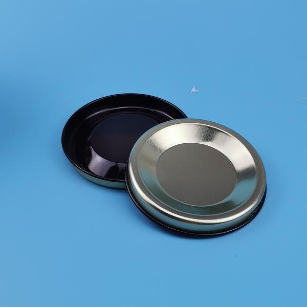 Metal 150mm 0.22mm Tinplate Plastic Food Container Lid