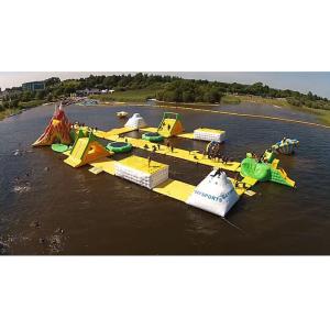 30m × 40m Giant Inflatable Water Park For Children With Customized Logo