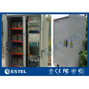 IP45 ATS UPS Base Station Cabinet , Roadside Cabinets With AC Air conditioning