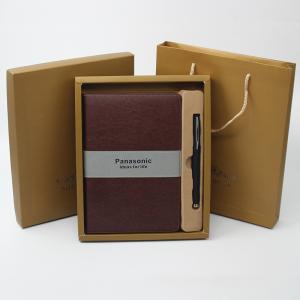 Gift Set Hardcover Leather A5 Lined Journal Writing Thick Classic Ruled Notebook