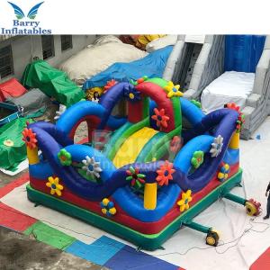 Tarpaulin Inflatable Bouncy Castle Children Flower Vegetable Inflatable Funcity