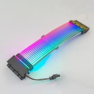 24 Pin ATX RGB Sleeved Cable Software Synchronization ARGB decorative Extension
