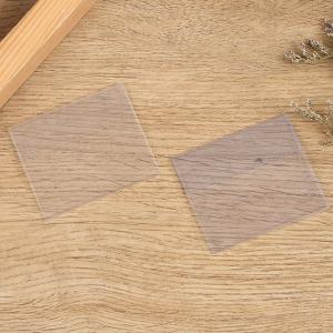 Clear Pvc Card Holder Pouch Plastic ID Badge Holder Crystal Student Bus Card