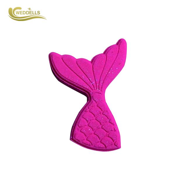 80g Fish Bath Bomb Colorful Mermaid With Organic Ingredients For Kids