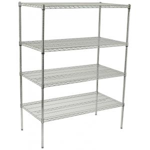 Customized ESD Storage Shelves, Industrial Wire Shelving System Resistance 10e6