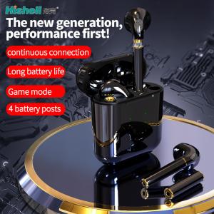 Black White TWS True Wireless Stereo Earbuds Waterproof 500mAh F68