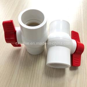 1" Socket Plastic UPVC Water Ball Valve for Agricultural Irrigation System