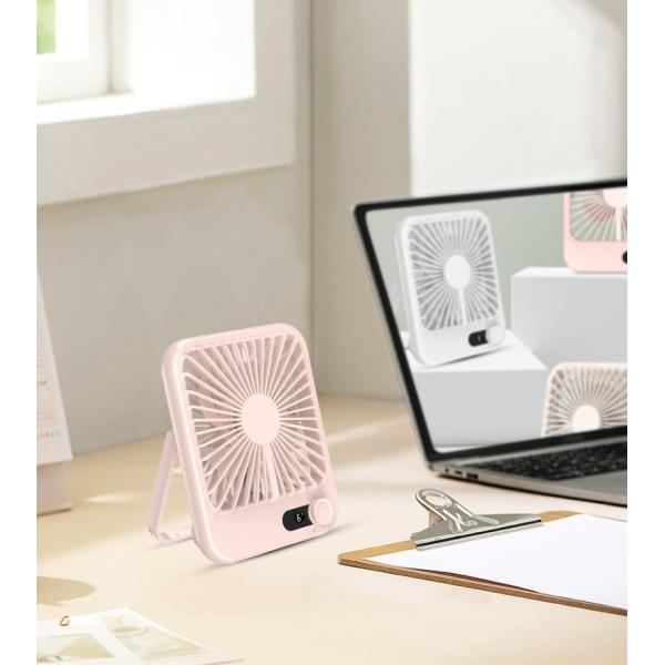 Portable Mini Cooling Fan for Office Home Rechargeable Small Foldable Personal Table