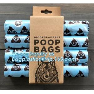 Eco-Friendly 100% Biodegradable PLA Dog Pet Waste Poop Bags, Biodegradable