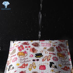 Biodegradable Clothes White Poly Bubble Mailers Self Adhesive