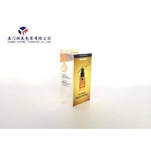 Quality Matte / Glossy Printing Hard Plastic Box Clear PET Plastic Box Automatic Lock Bottom for sale