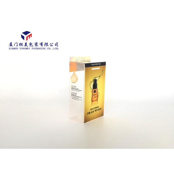 Matte / Glossy Printing Hard Plastic Box Clear PET Plastic Box Automatic Lock