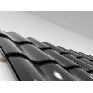 50W BIPV Curved Roof Shingles Mono Integrated Solar Panel Tiles