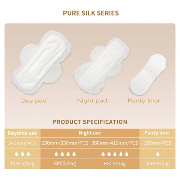 Non Woven Sanitary Towel Pads Leak Proof Diamond Embossed Feminine Sanitary Napkin