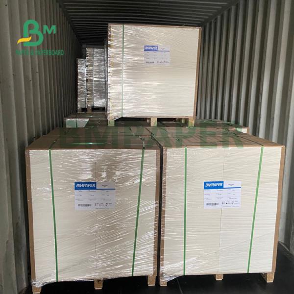 0.7mm 0.9mm Ivory White Beermat Board For Bar High Bulky 70 x 100cm Uncoated