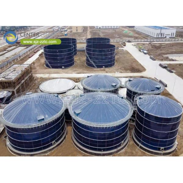 Center Enamel Provides Anaerobic Digester Tanks For Palestine Wastewater