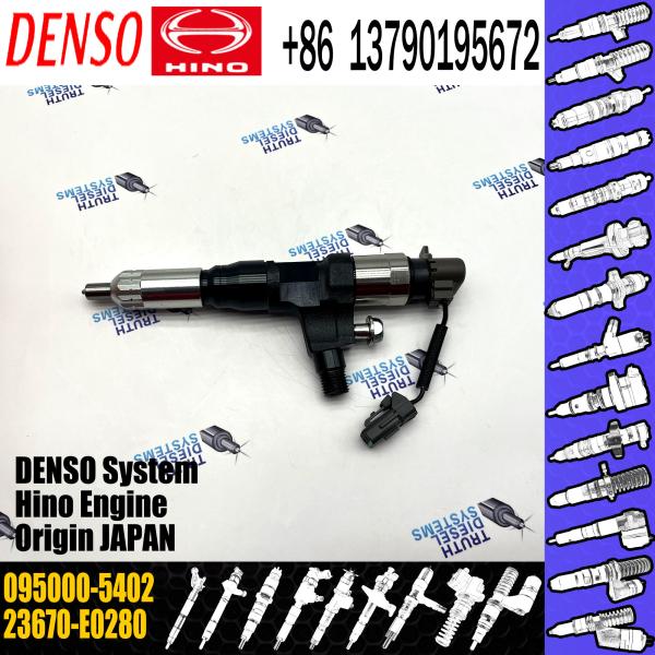 Hot selling high-quality common rail diesel fuel injectors 095000-5402 23670-E0280_ 23670-E0281