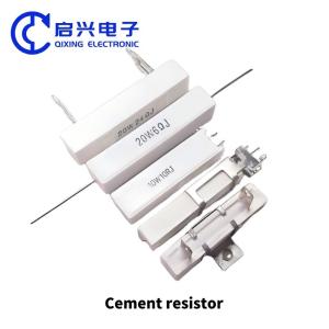 High Power Wirewound Resistor 5W 10W 20W 100W 47 50 100 ohm Ceramic Cement