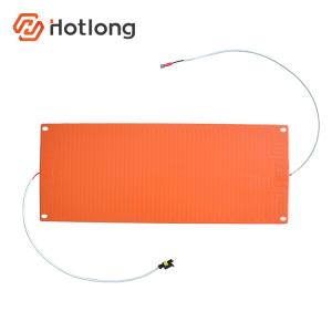 Thin Lightweight Curved Fiberglass Reinforced Silicone Rubber Heater