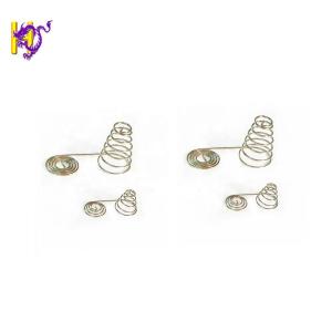 Carbon Steel SUS304 Double Conical PCB AA Battery Contact Spring