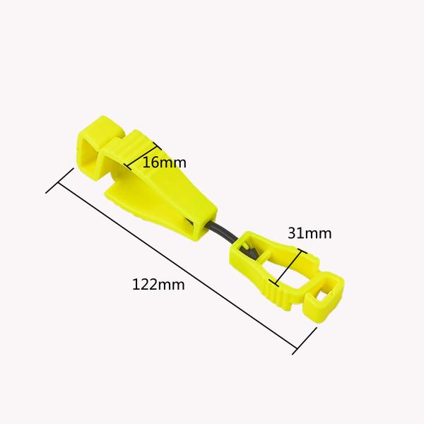 Custom Glove Clip Retainers Size 122*31MM for Big Orders