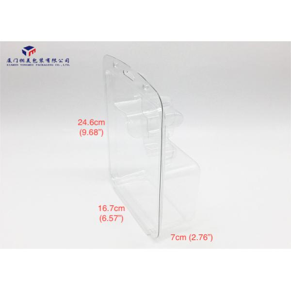 Clear Folded Plastic Retail Packaging Boxes For Shower Sprinkler 16.7X7X24.6cm