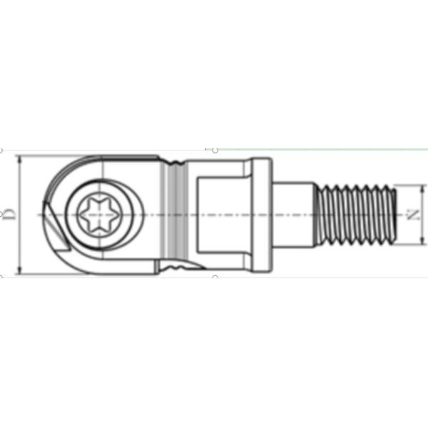 T2139 Hard Alloy Anti Vibration Cutter Head Suitable For Large Brand Blades