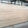 Standard Size White Wooden Marble Slab 15-30mm Thickness For Indoor for sale