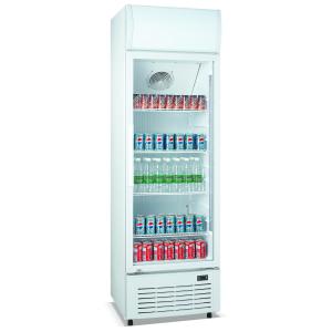 Commercial Upright Beverage Cooler Refrigerator With High Efficiency EC Fans