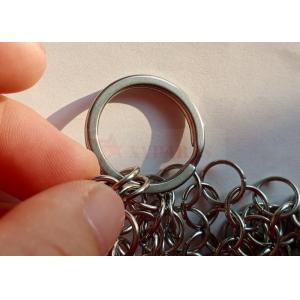 Customizable 7x7inch Chain Mail Cast Iron Cleaner Rust Resistance