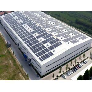Prefabricated Commercial Metal Frame Warehouse With Solar Panel
