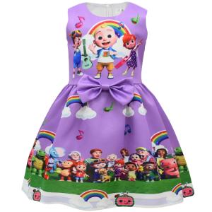 Children'S Dress Clothing Short Sleeve Girls Dresses Cosplay Girls Princess