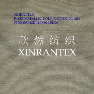 F4833 T/C metallic fabric for radiation garment