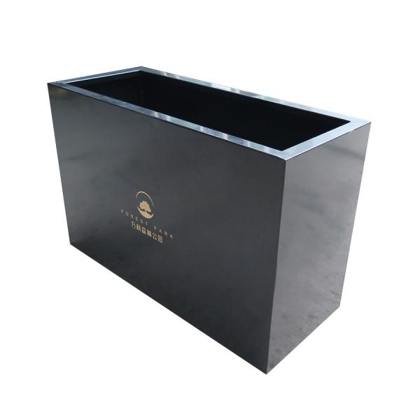 ISO9001 Large Galvanized Steel Garden Metal Flower Pots