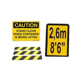 Container Marking Stickers Decal Logo PVC Material Customized