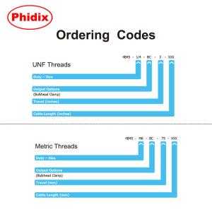 Push - Pull 4B Mechanical Control Cable Four Different Sizes Available For