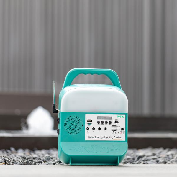 ROHS Solar Home Lighting System For TV Mini Solar Panel Battery Lighting Power