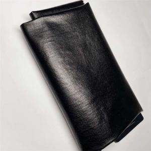 Waterproof Plain Polyurethane Black PU Fabric For Jeans Packaging
