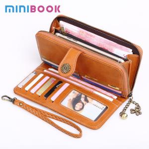 Low MOQ Mix Models Women's Long Zipper Wallet Newest Anti-Theft Selection