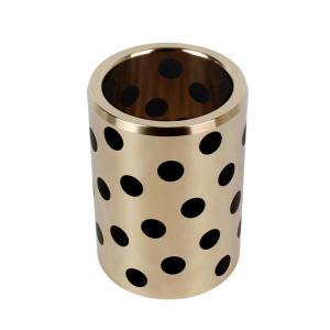 Solid Lubricated Graphite Copper Bushing Oil Free Bushing Outer Diameter 60