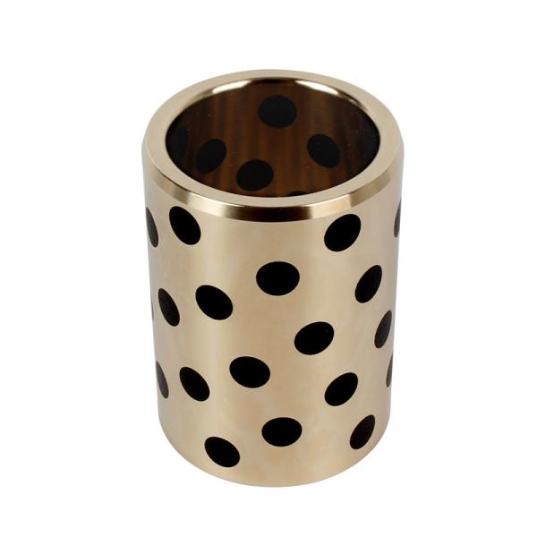 Solid Lubricated Graphite Copper Bushing Oil Free Bushing Outer Diameter 60