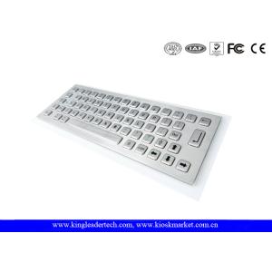 IP65 Rating Metal Kiosk Industrial Mini Keyboard With 64 Metal Compact Keys