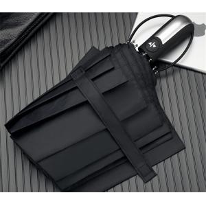 Sturdy 10 Ribs Windproof Portable Folding Umbrella 190T Pongee