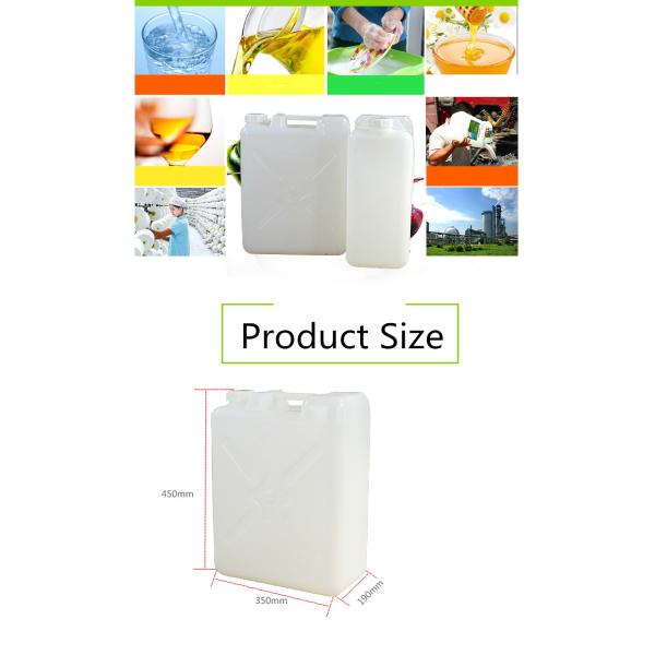 Heavy Duty Food Grade Empty Drinking Water Jerry Can Plastic Barrel 188g 5l