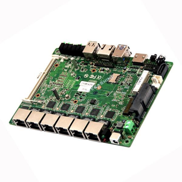 Buy Intel® 5th Broadwell-U I3-5010U I5-5200U I7-5500U Mini Firewall PC Motherboard Support AES-NI 3.5" 6 LAN at wholesale prices