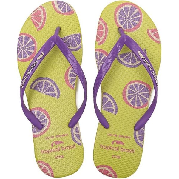 Quick Drying Ladies Summer Flip Flops Beach Sandals Sandalia Printed