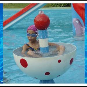 Outdoor Aquatic Spray Park Equipment With Customized Color 1200*1500