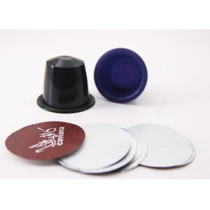 Empty Instant Coffee Capsule Packaging For Espresso plastic Blue