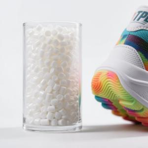 Custom Hardness & Color Recyclable TPE Granules High Tensile Elastic for Shoe