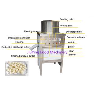 Stainless Steel 150KG/H  Electric Garlic Skin Peeling Machine